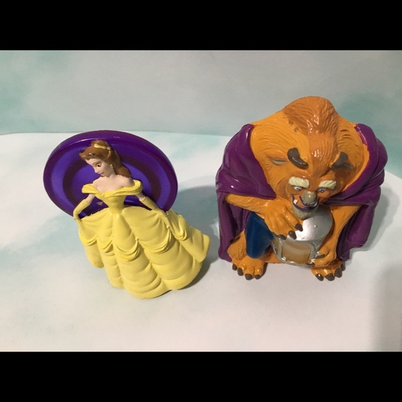 DISNEY BEAUTY AND THE BEAST VTG Night Light Covers - Picture 3 of 12